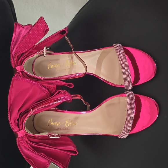Chase+Chloe 🩷 pink high heels 👠 size7 - Picture 2 of 6